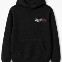 bluza moodicorn black przod Bluza oversize boxy - Moodicorn cute.tired.judging you - Black
