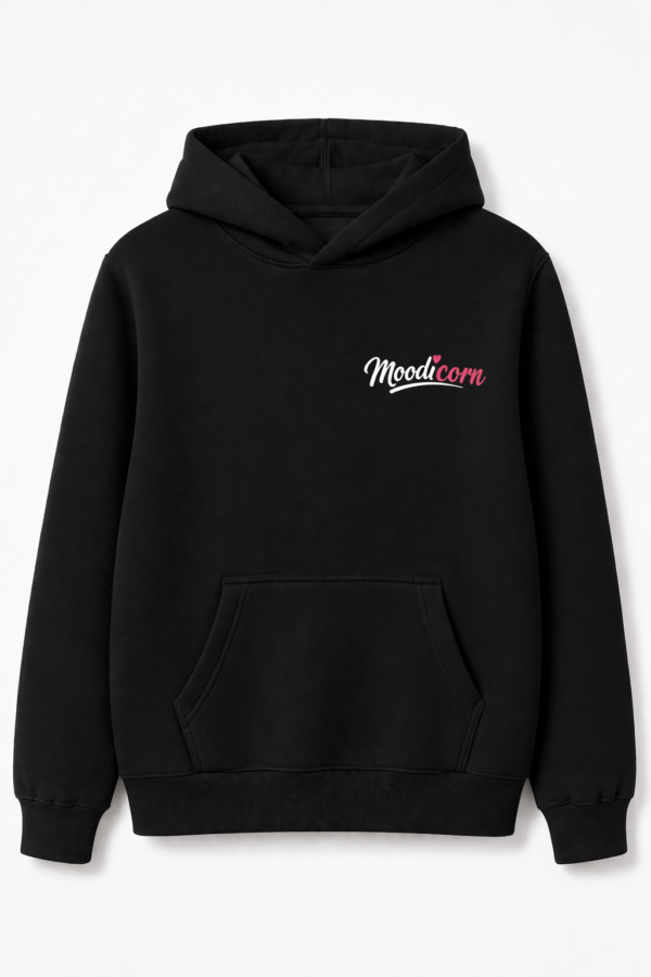 bluza moodicorn black przod Bluza oversize boxy - Moodicorn cute.tired.judging you - Black