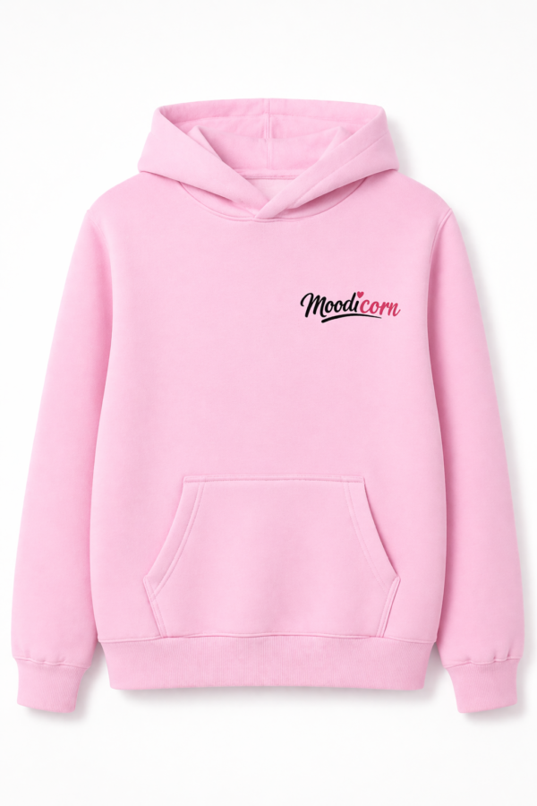 bluza moodicorn pink przod Bluza oversize boxy - Moodicorn cute.tired.judging you - Pink