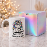 Kubek Moodicorn - "Magic ofline, try again later" 330ml + opakowanie