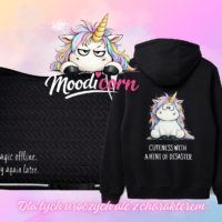 Komplet Moodicorn "Powered by hay & dreams" czaprak i bluza "Cuteness"