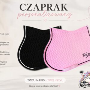 Czaprak wszechstronny - personalizowany - Haft z obu stron