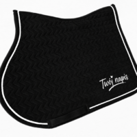 moodicorn czaprak personalizowany black Czaprak wszechstronny - personalizowany - Haft z obu stron