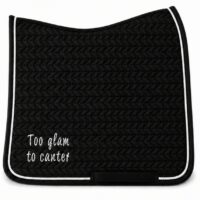 Czaprak ujeżdżeniowy Moodicorn "Too glam to canter"
